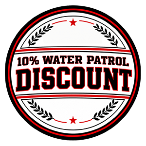 10% water patrol discount badge